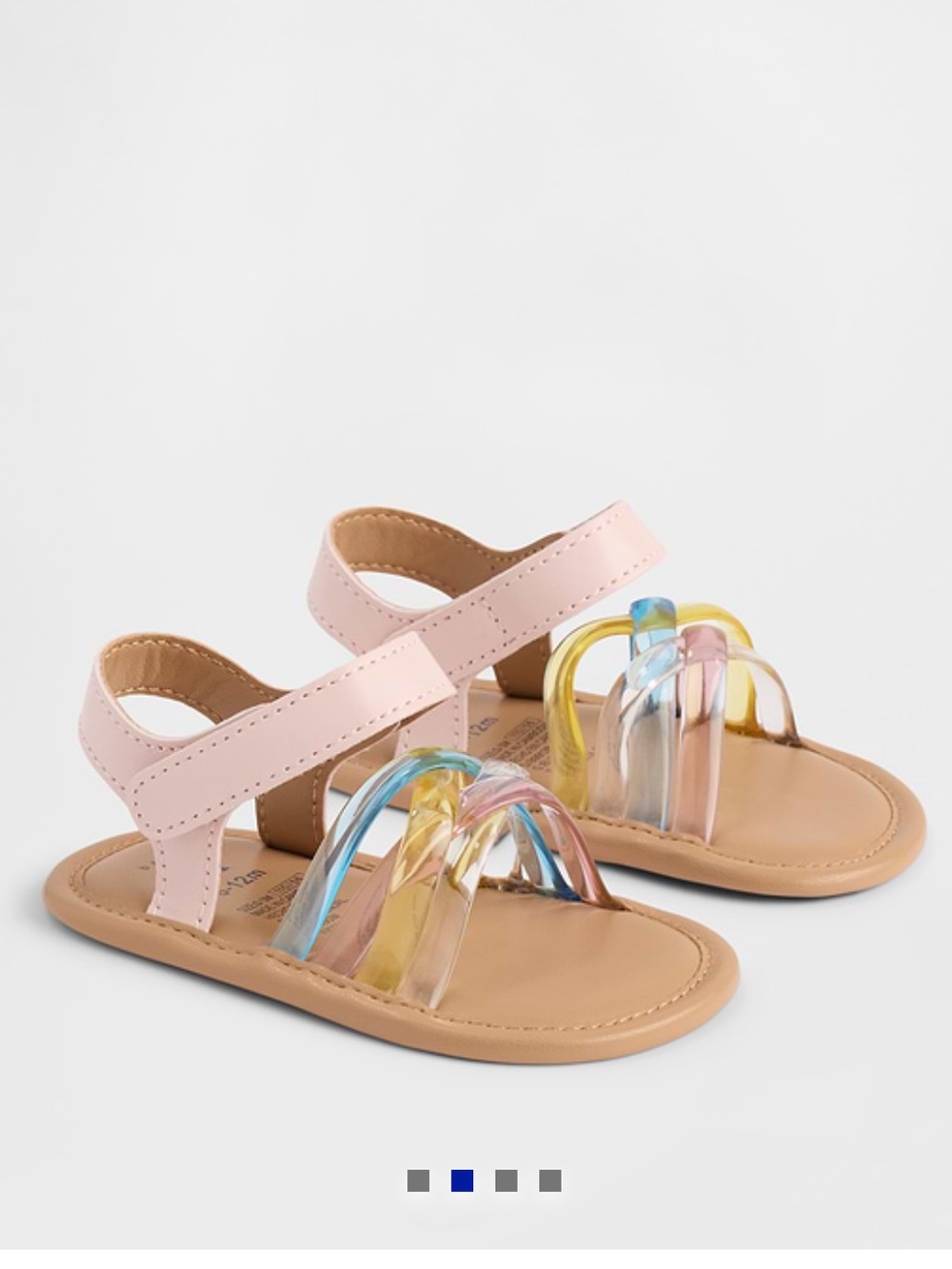 NWOT BabyGap Rainbow Jelly Sandals